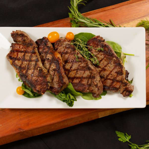 New York Steaks – Roasted with Garlic & Herb Butter
