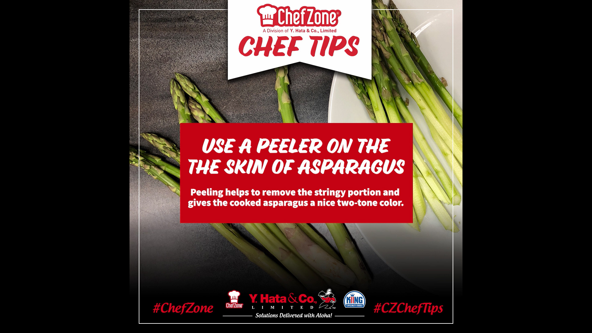 Use a Peeler on the Skin of Asparagus