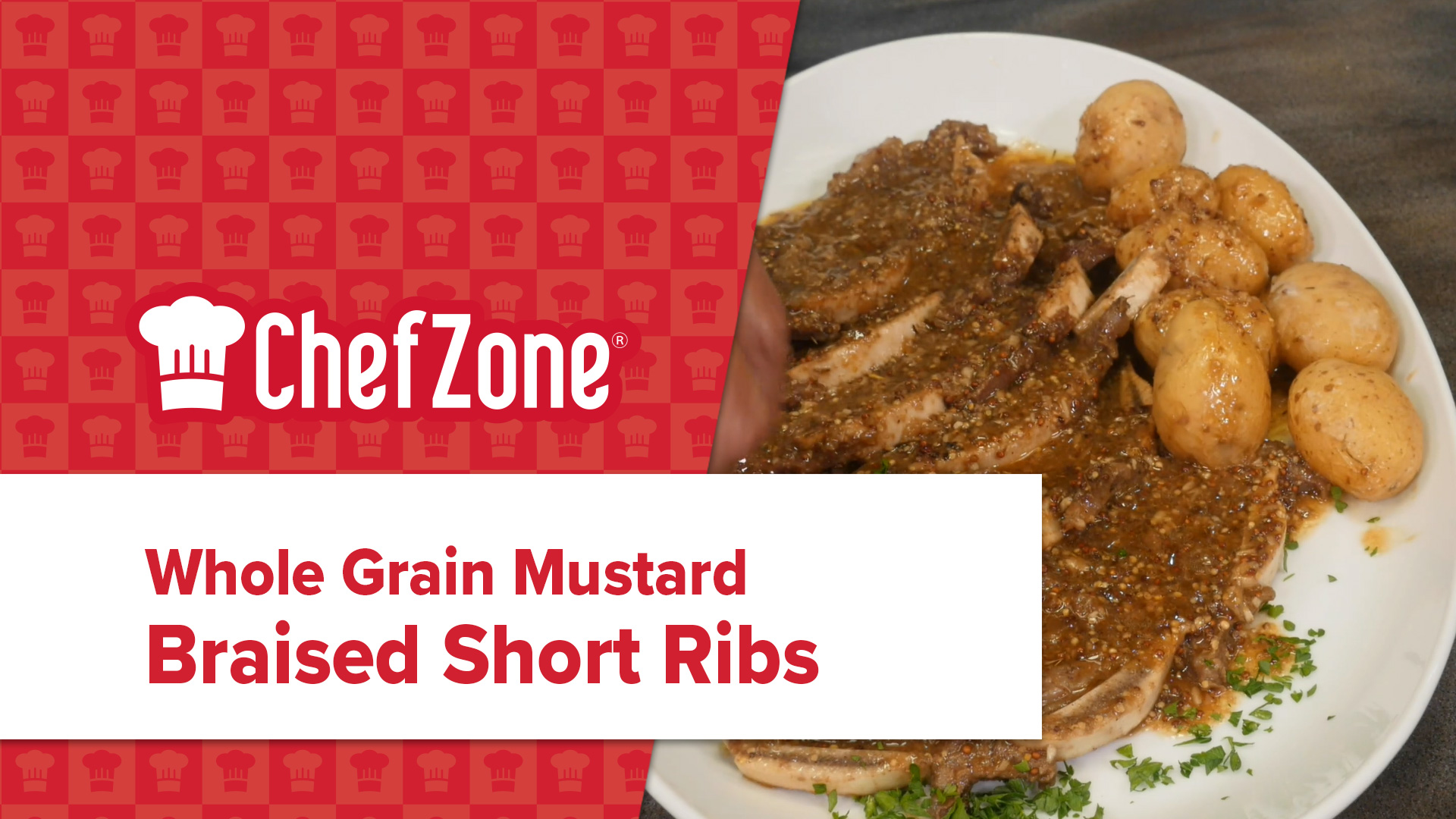 Whole Grain Mustard Braised Short Ribs