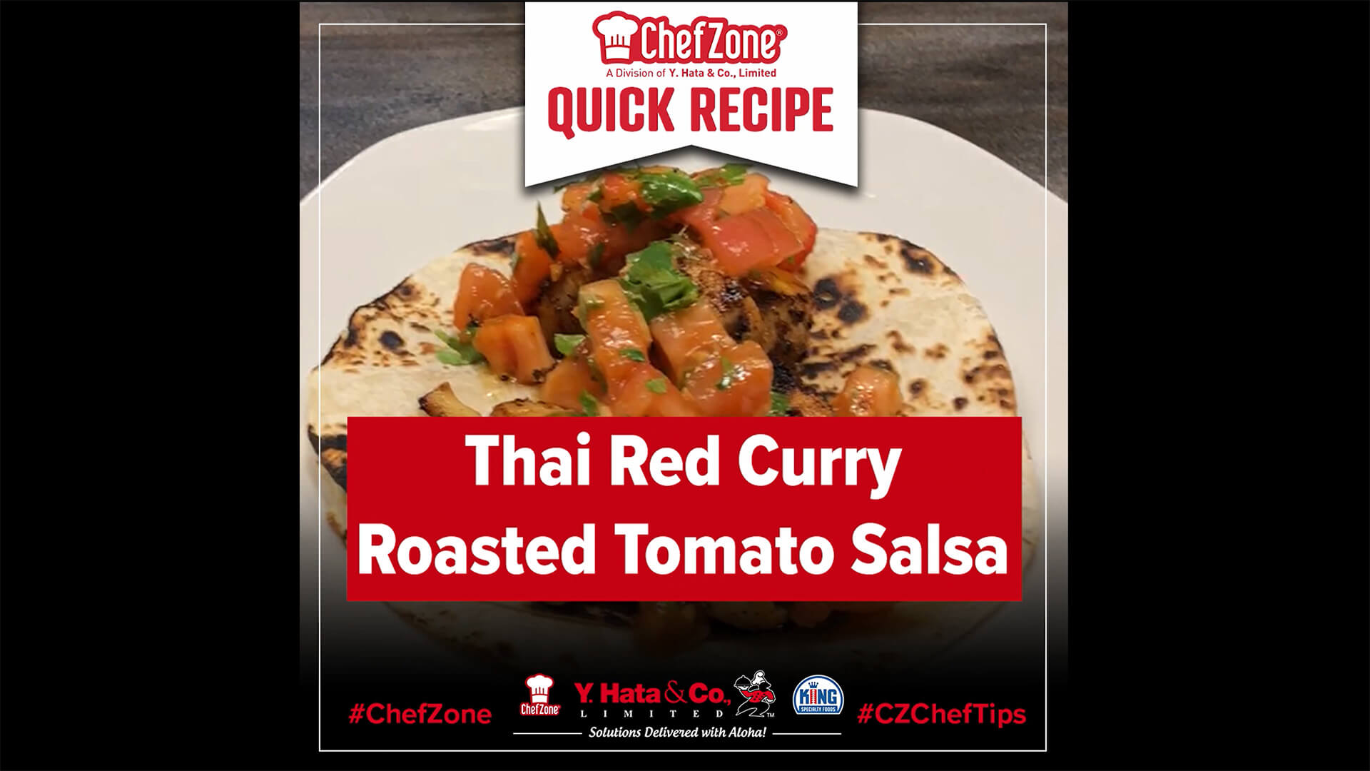 Thai Red Curry Roasted Tomato Salsa