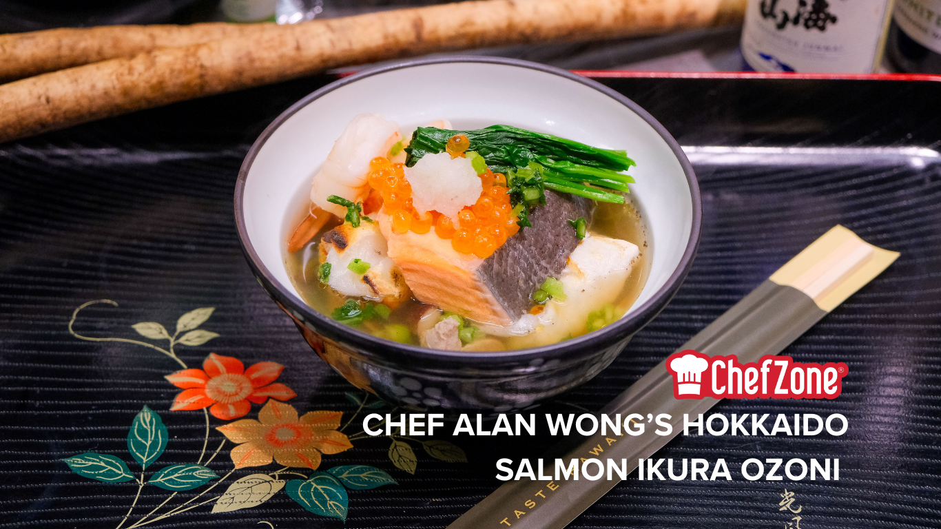 Chef Alan Wong's Hokkaido Salmon Ikura Ozoni